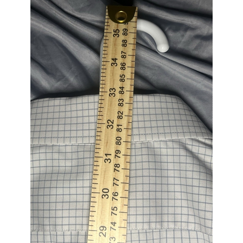 J.CREW Ludlow Classic Dress Shirt White Check 16 35 100% Cotton 20" Chest - Picture 9 of 10